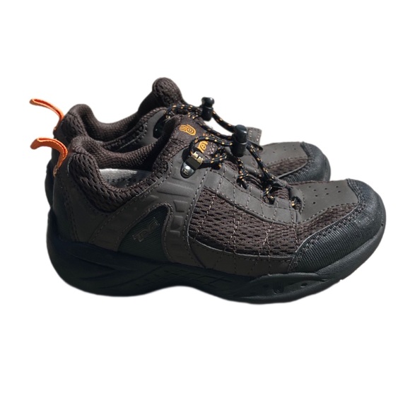 TEVA Toddler Brown and Black Shoes. Hiking Sneakers. Size 11 Little Boy. - Picture 2 of 7